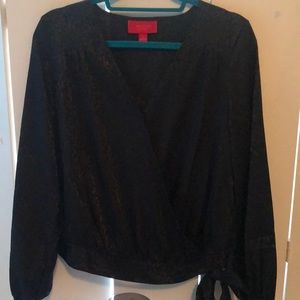 Jennifer Lopez wrap blouse